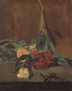 Edouard Manet Vase of Peonise on a Pedestal (mk40) painting